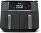 Ninja Foodi 10 QT 6-in-1 DualZone Smart XL Air Fryer, 2 Independent 5 QT Baskets, Grey - DZ550
