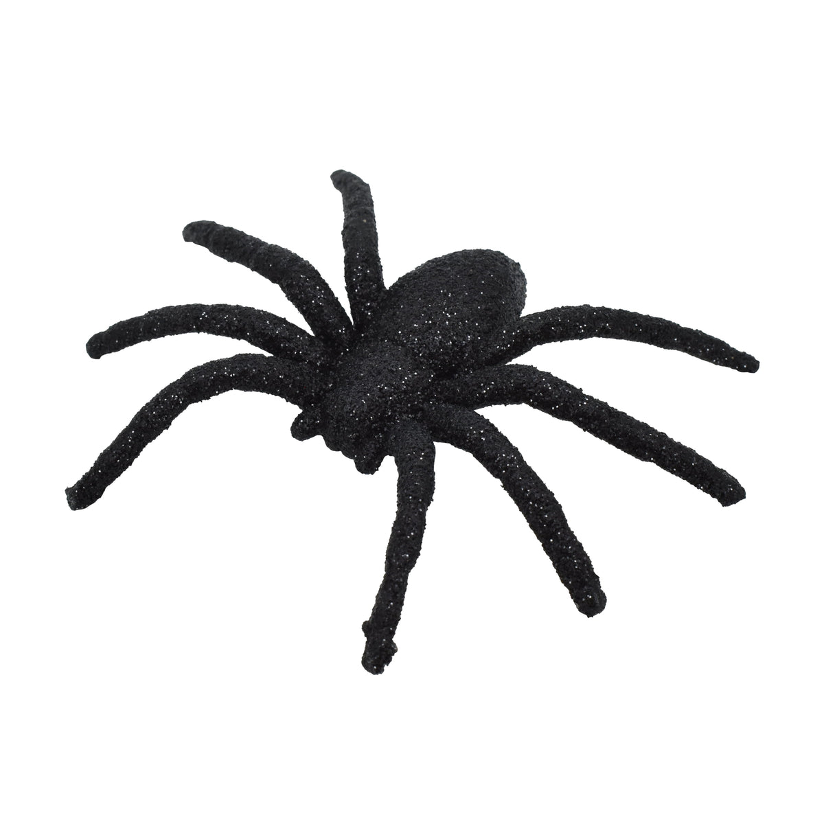 Glitter Spiders Decorations, Black, 8 Count, Halloween by Way To Celebrate