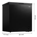 Arctic King 7 Cu Ft Chest Freezer, Black - ARC070S0ARBB