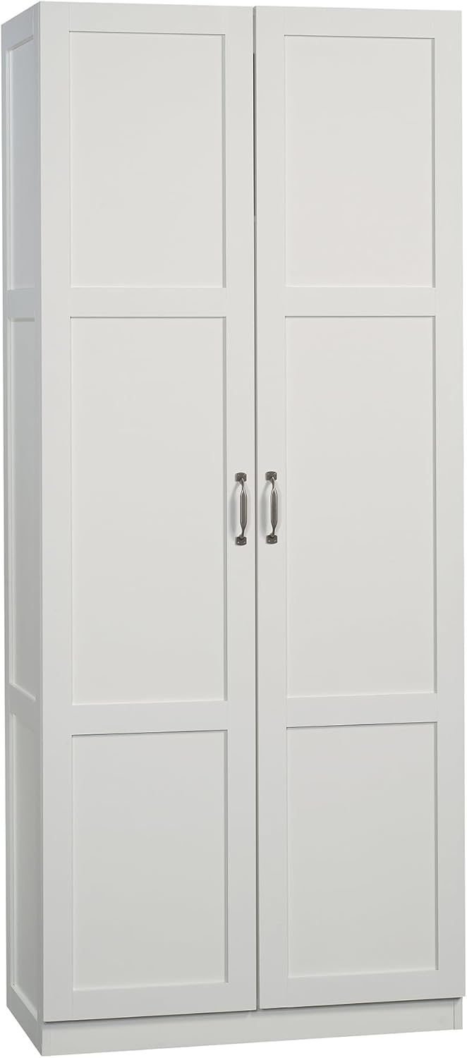 Sauder Select Storage Cabinet, 16.1in D x 29.61in W x 71.1in H - 419636