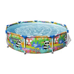 Bestway Steel Pro Round Above-Ground Swimming Pool 9-Foot By 26-Inch - Steel Pro