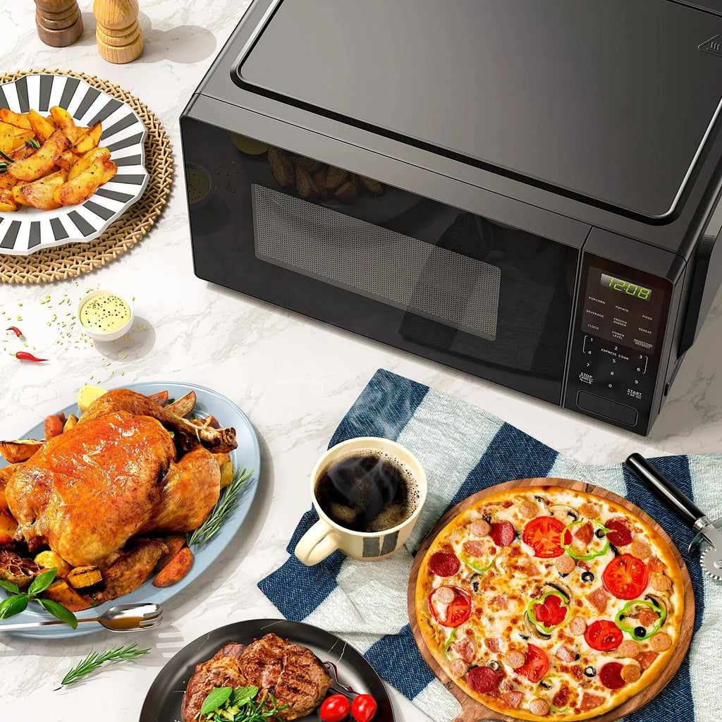 Mainstays Countertop Microwave Oven, 1.1 Cu Ft, 1000 Watts, Black - MS54100112162