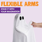 Joyfy 47" Halloween Hanging Light up Ghost Decorations Outdoor