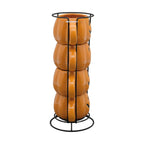 Way To Celebrate Halloween Pumpkin Stack Ceramic Mugs, 4-Pack