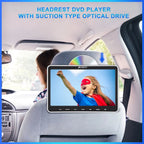Pumpkin 10.1in Dual Headrest Car DVD Players With Headphones, 2 Mount Brackets, HDMI Input, Region Free And Last Memory