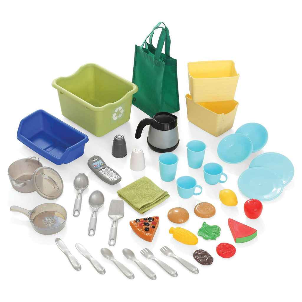Step2 Heart Of The Home Toddler Play Kitchen Set, Multicolor, 45.13in W x 48in H x 12in D - 821800