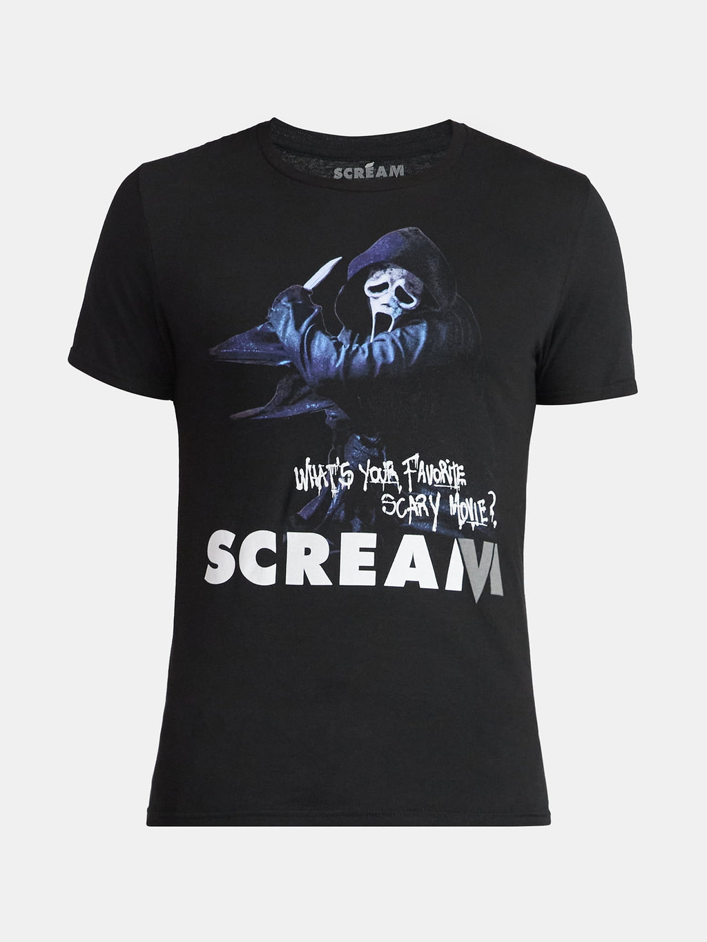 Scream Ghostface Men's and Big Men's Graphic Tee Shirt