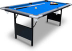 Hathaway Fairmont 6 Ft Portable Pool Table, Blue - BG2574