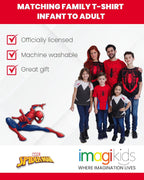 Marvel Spider-Man Toddler Boy or Girl Cosplay Short Sleeve T-Shirt Classic Red