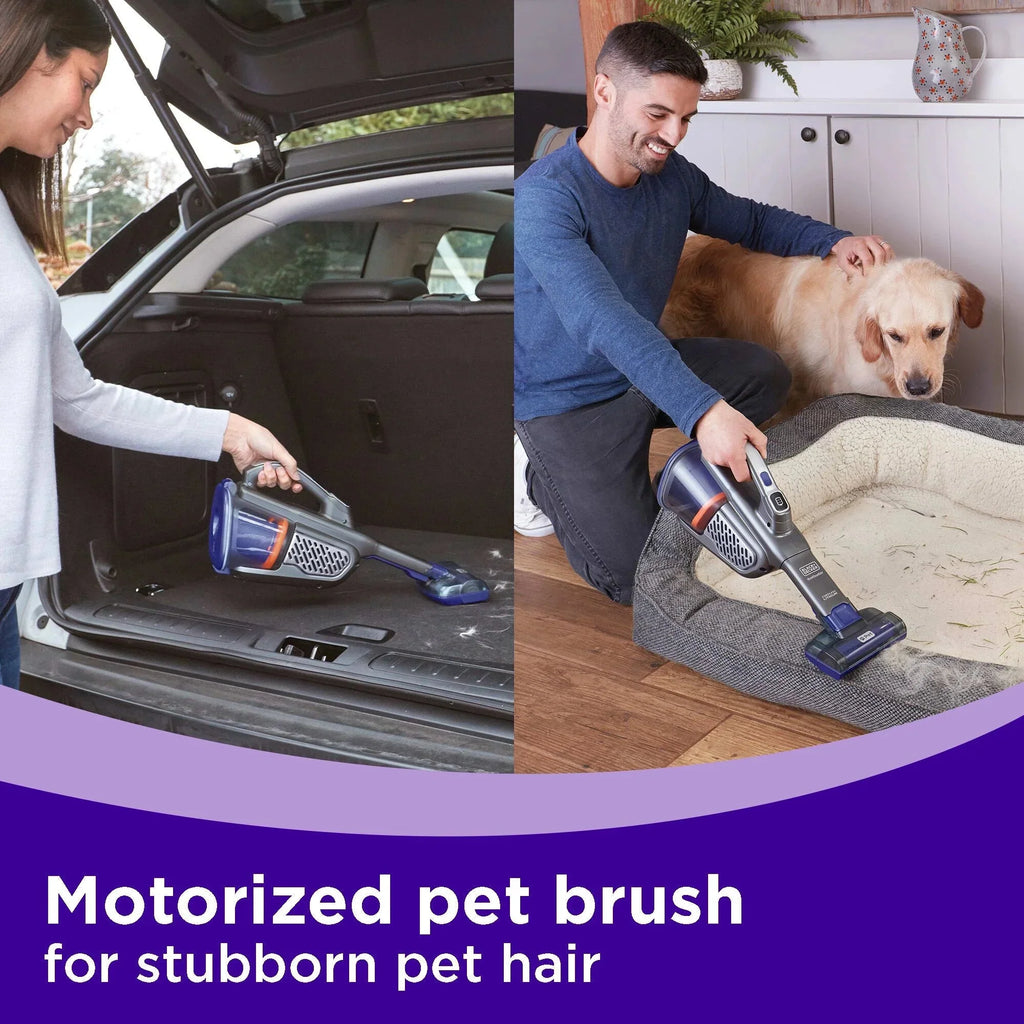 BLACK+DECKER Furbuster AdvanceClean+ Cordless Pet Handheld Vacuum 20V MAX - HHVK515JP07