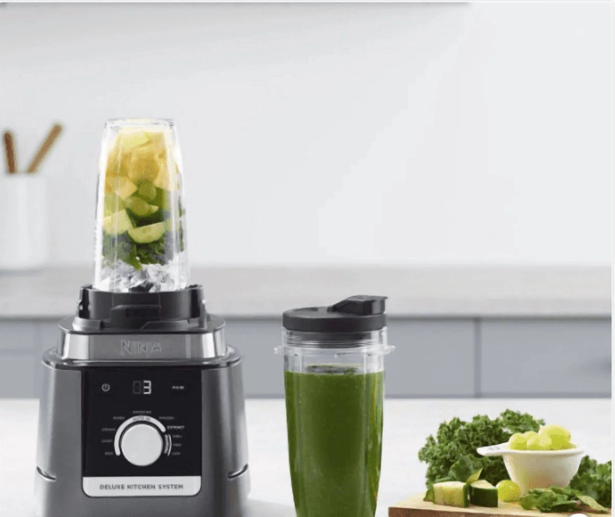 Ninja Deluxe Kitchen System With 88-oz Pitcher, 9-Cup Processor And Auto-iQ