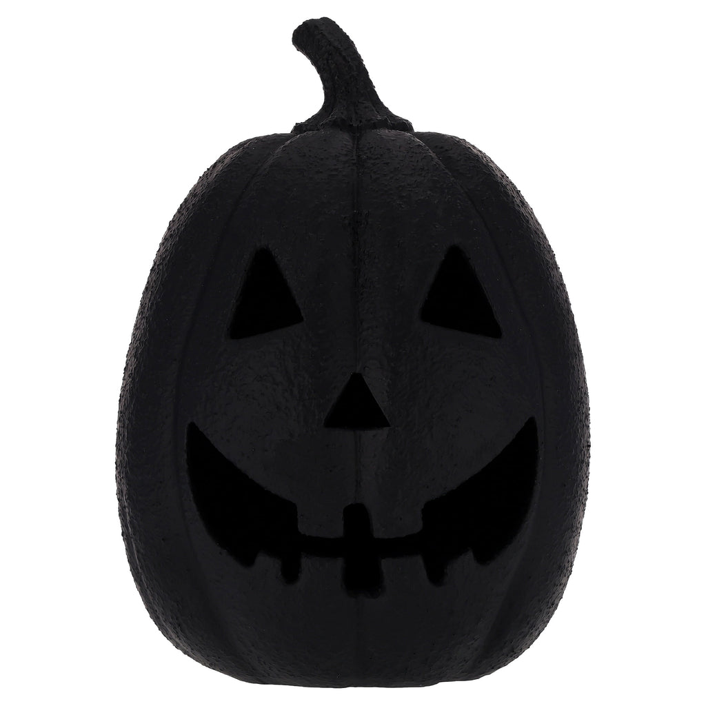 My Texas House Halloween Jack-o'-Lantern Tabletop Decoration, Black, 13"