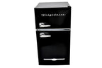 Frigidaire Retro Two-Door Compact Refrigerator With Freezer, 3.1 Cu. Ft., Red
