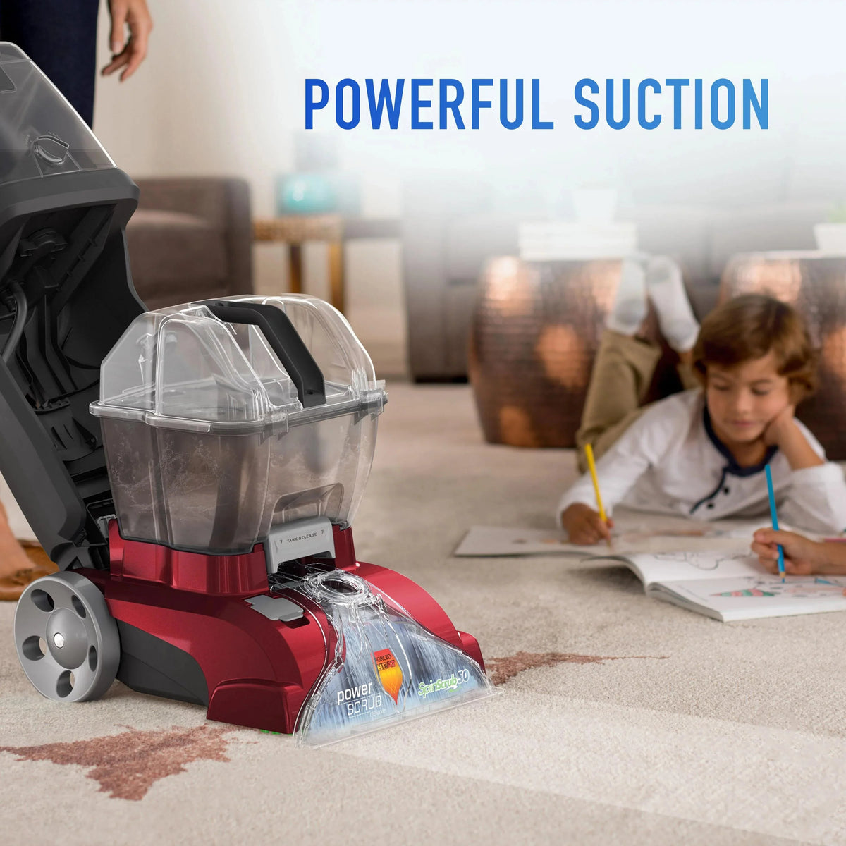 Hoover PowerScrub Deluxe Upright Carpet Cleaner Machine - FH50150V