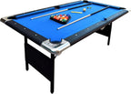 Hathaway Fairmont Portable Pool Table 6 Ft, 76 x 43.25 x 32 in - BG2574