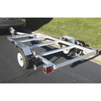 Folding Aluminum Utility Trailer, 4-Ft. x 8-Ft., 1,170-Lb. Load Capacity