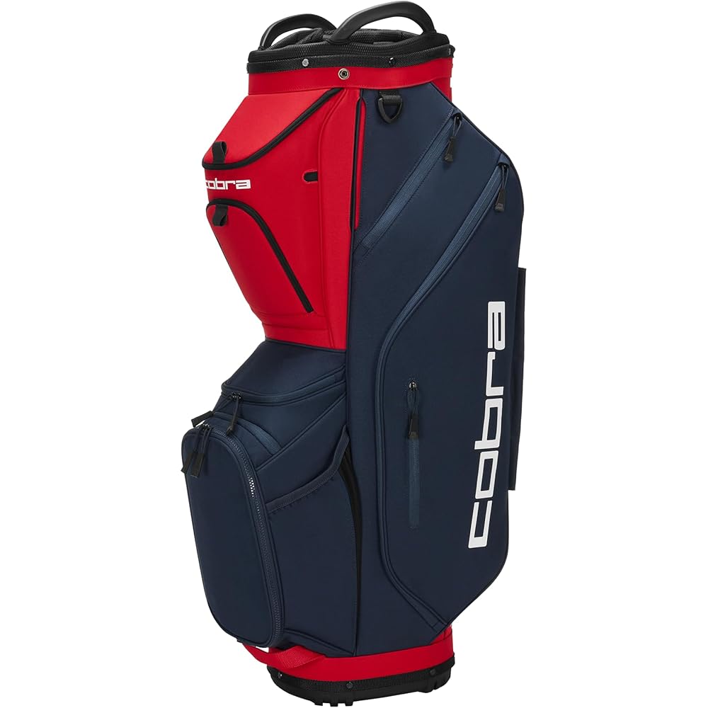COBRA Ultralight Pro Cart Golf Bag, Club Navy/Strong Red - 14 Dividers