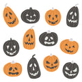 Pumpkin Cutouts, Orange and Black, 12 Pieces, Halloween by Way To Celebrate