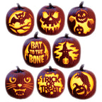 Pumpkin Masters All in One Pumpkin Carving Kit, 12 Pieces, (Orange)