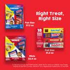 Butterfinger, CRUNCH, Baby Ruth, Assorted Halloween Candy Bag, 60 Count, 22 oz