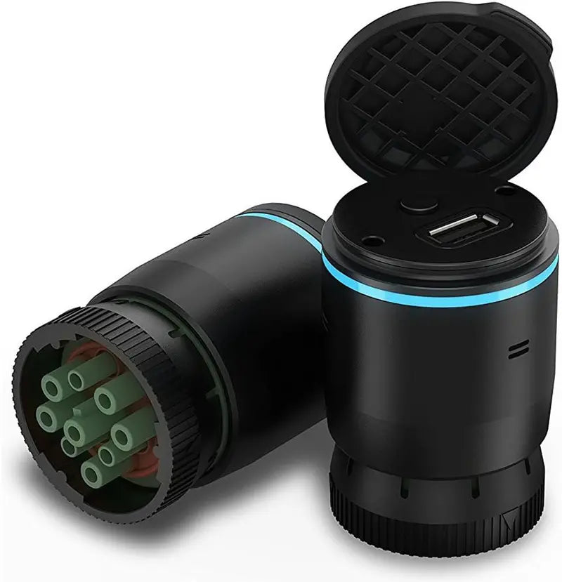 Garmin Compliant ELD - No Subscription, FMCSA Certified, 9-Pin J1939 & 6-Pin J1708 Ports