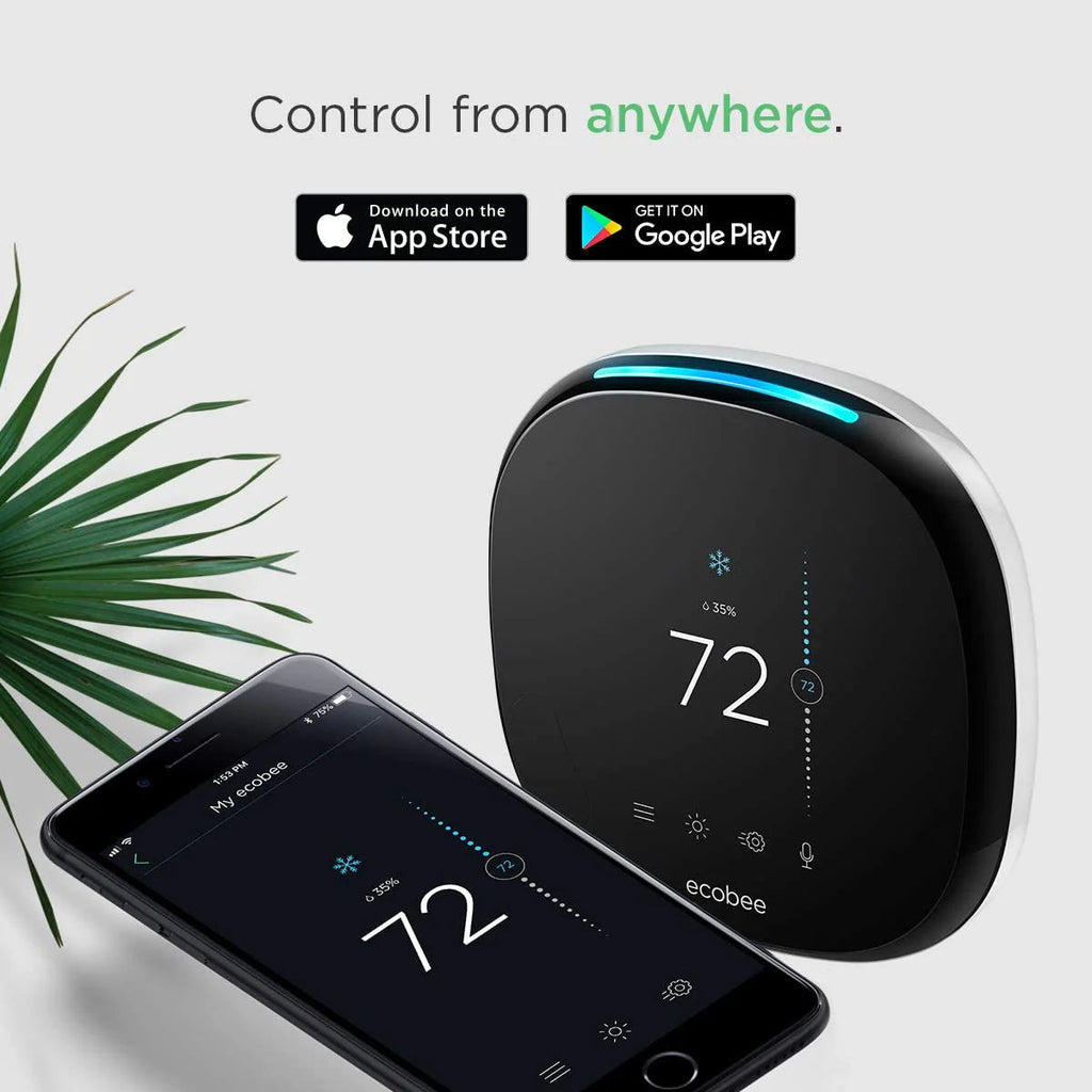 ecobee Smart Thermostat With Built-In Alexa And Room Sensor