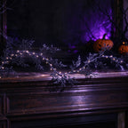 Indoor 36-Count Battery-Operated LED Garland Lights, Warm White, 5', Halloween by Way To Celebrate