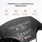 Lifepro Rhythm Vibration Plate Workout Equipment With Resistance Bands, Black