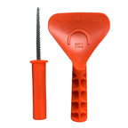 Pumpkin Masters Plastic Bare Bones Pumpkin Carving Tool Kit, 2 Pieces (Orange)