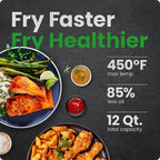 Chefman Digital Air Fryer With Rotisserie, 10 Qt, 17 Presets - CRJ38-10-RDO-V2
