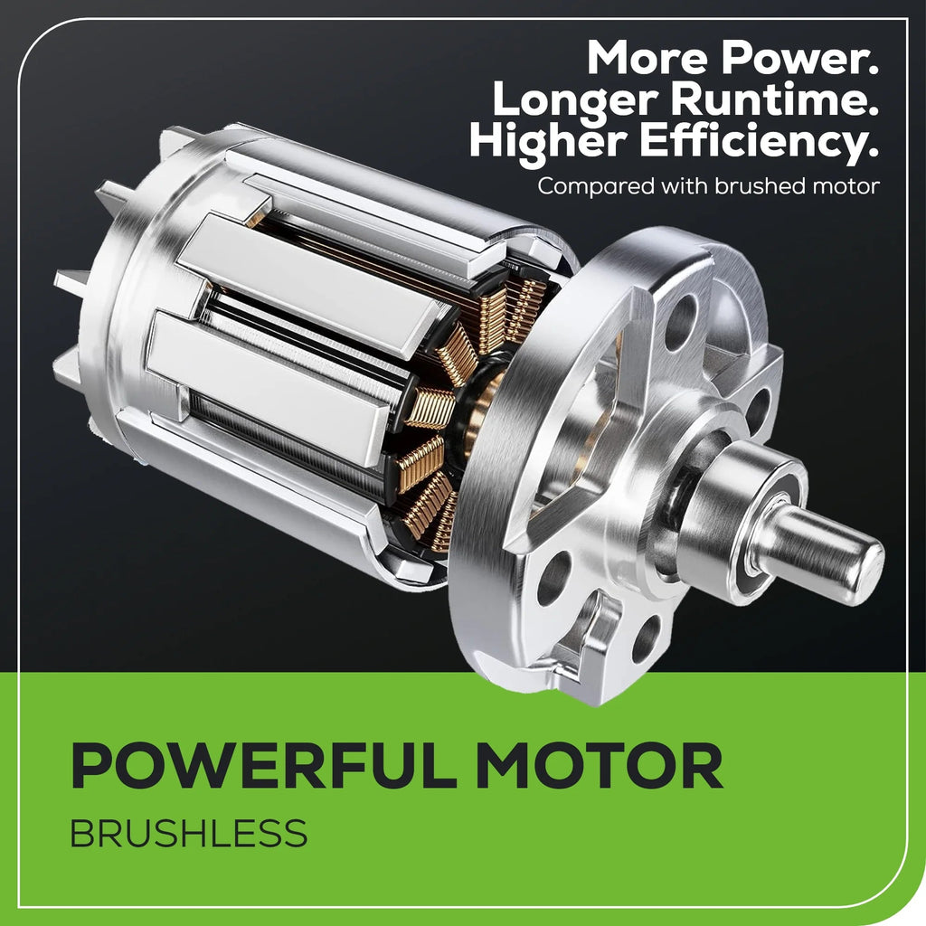 Greenworks Cordless Edger 60V 8 in Brushless With 2.0 Ah Battery And Charger