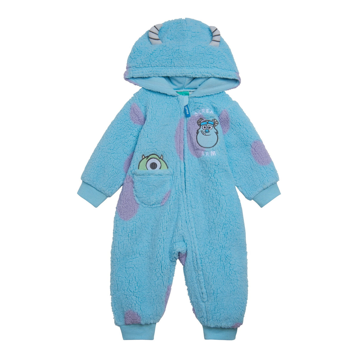 Disney Winnie the Pooh Baby Boy or Girl Cosplay Fleece Hooded Jumpsuit Yellow