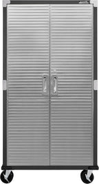 Seville Classics Steel Storage Cabinet, 36 inch W x 18 inch D x 72 inch H - UltraHD