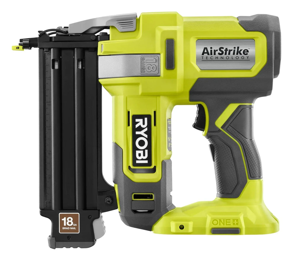 RYOBI 18V ONE+ AirStrike 18GA Brad Nailer Kit - P321 with 4.0 Ah Battery and Charger