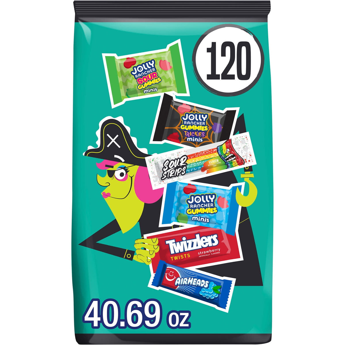 Hershey Assorted Fruit Flavored, Halloween Candy Variety Bag