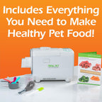 Total Pet Kitchen Pet Food Maker Multicooker, 4.5 Quart, 1000-Watt - Mix & Dispense