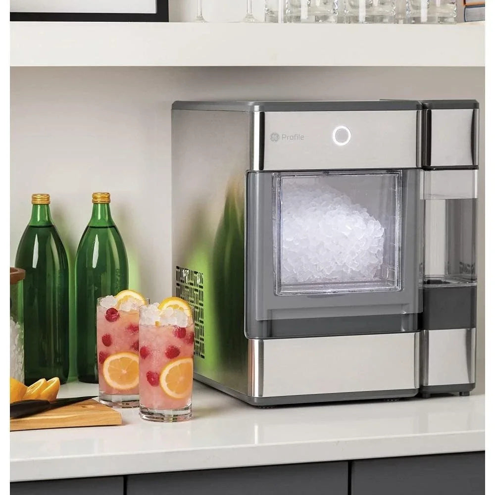 GE Profile Opal Countertop Nugget Ice Maker, Stainless Steel - OPAL01GEPKT