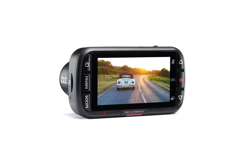 Nextbase Compact Dual Dash Cam Front And Rear 2.5in HD IPS Screen, 1080p Full HD, Black - 222X