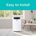 BLACK+DECKER 14,000 BTU Portable Air Conditioner With Heat And Remote Control - White