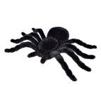 Flocked Spider Decoration, Black, 7", Halloween by Way To Celebrate