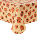 Way To Celebrate Halloween PEVA Tablecloth, Indoor & Outdoor Table 60" x 84" - Pumpkin Toss