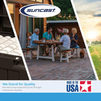 Suncast Vertical Outdoor Storage Shed - Vanilla