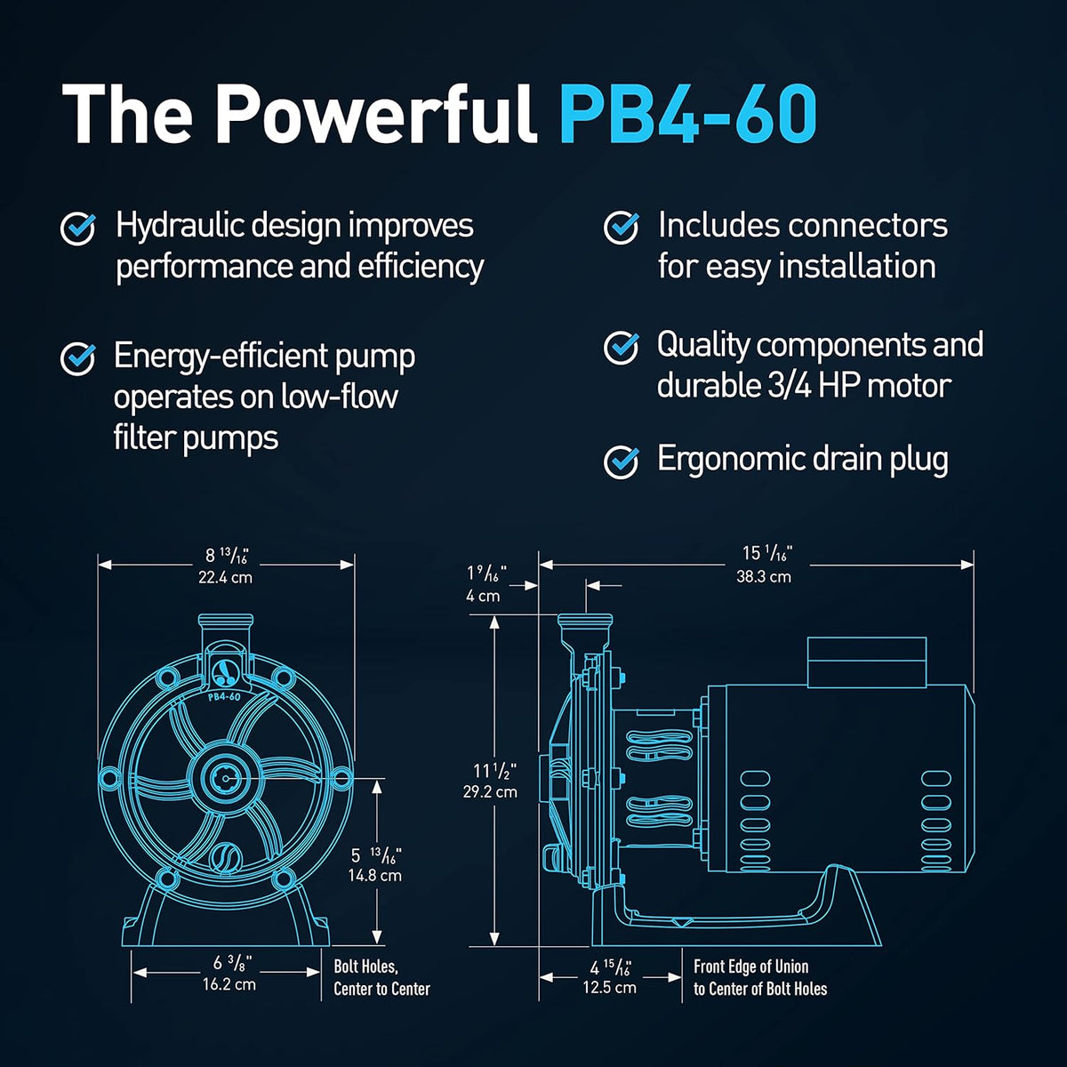 Polaris Booster Pump With 60-Hertz Motor - PB4-60
