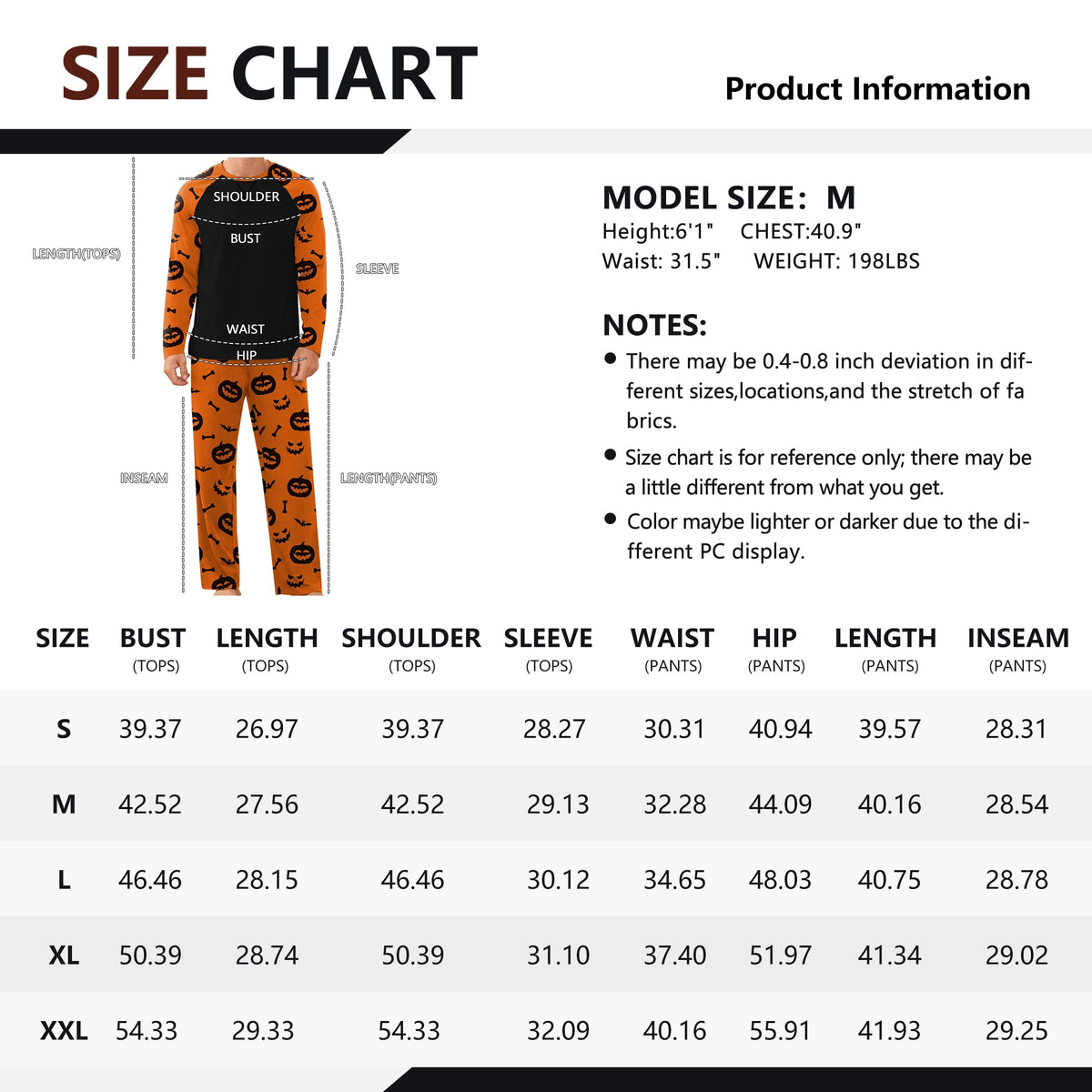 Iceglad Men's Pajamas Set Long Sleeve Sleepwear with Pockets Comfortable Lightweight Pjs Sets for Men