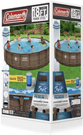 Coleman Power Steel Frame Above-Ground Swimming Pool Set 18 x 48