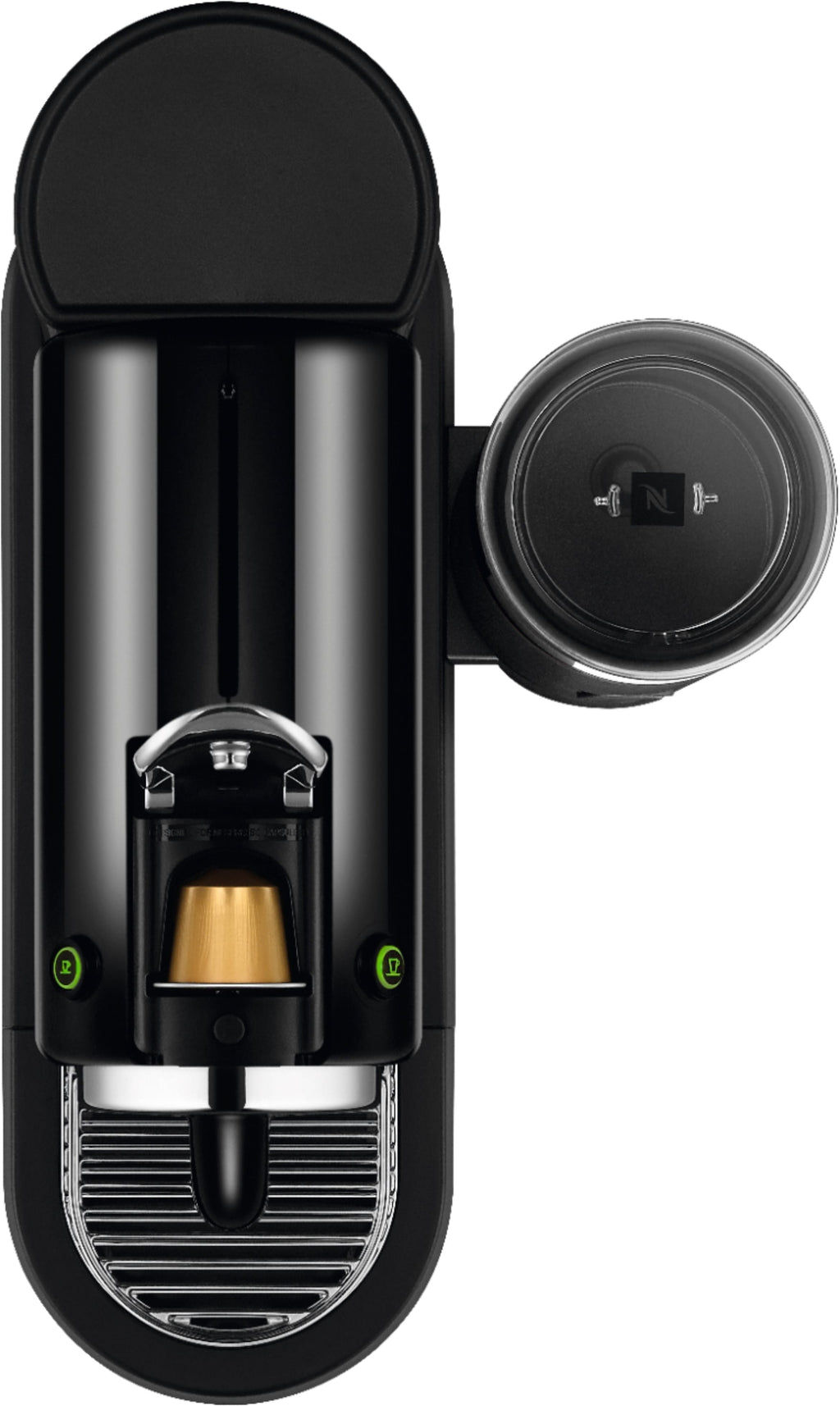 De'Longhi Nespresso CitiZ & Milk Espresso Machine With Aeroccino3 Milk Frother, 24 Ounces - Limousine Black