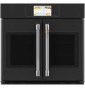 Cafe 30 Inch Matte Black Single Convection Smart Electric Wall Oven - CTS90FP3ND1
