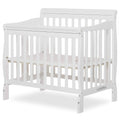 Aden 4-in-1 Convertible Mini Crib, White