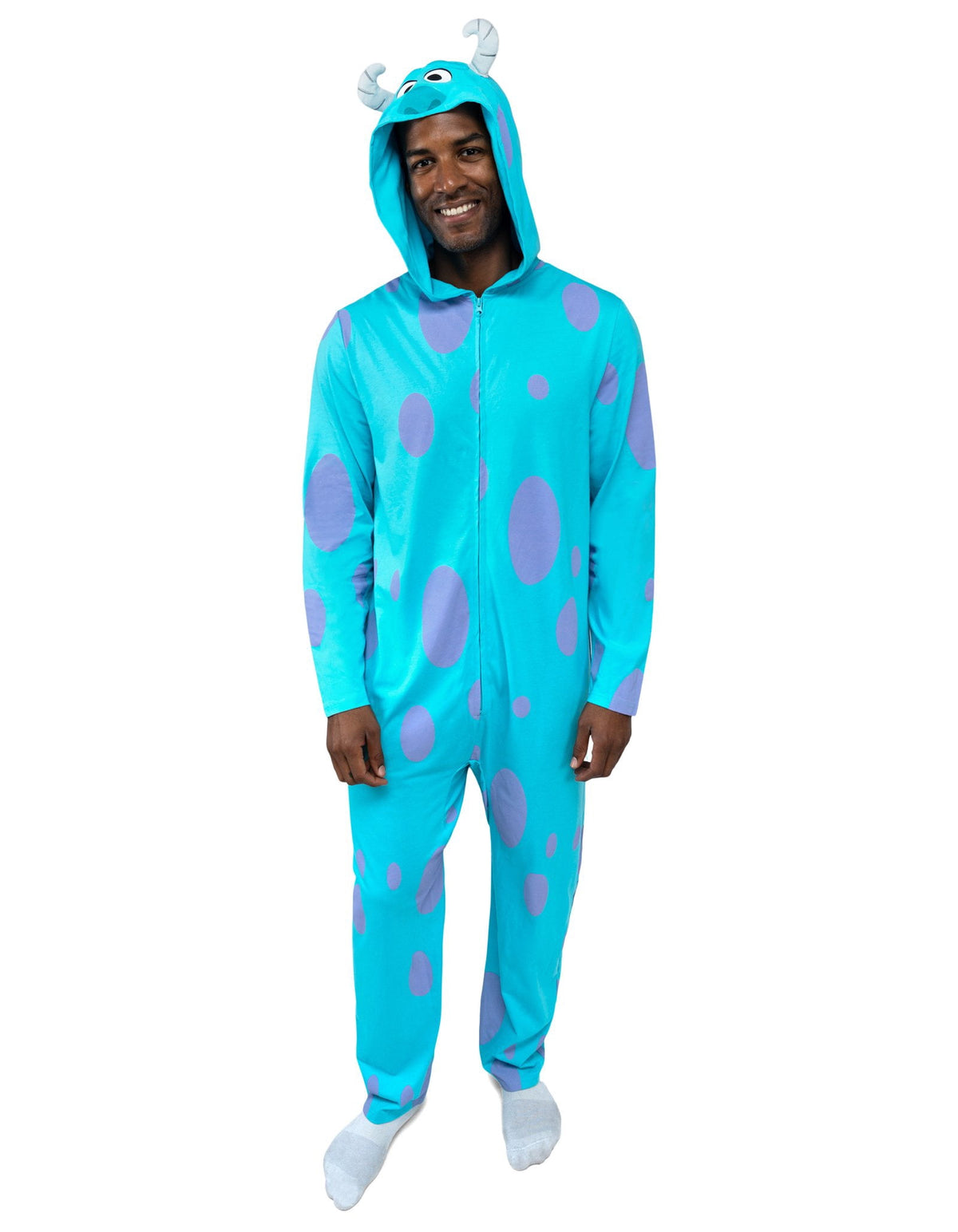 Disney Monsters Inc. Toddler Boy or Girl Cosplay Hooded One Piece Mike Lime Green