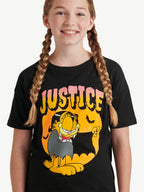 Justice x Garfield Girls Oversized Tee, Sizes XS - XLP